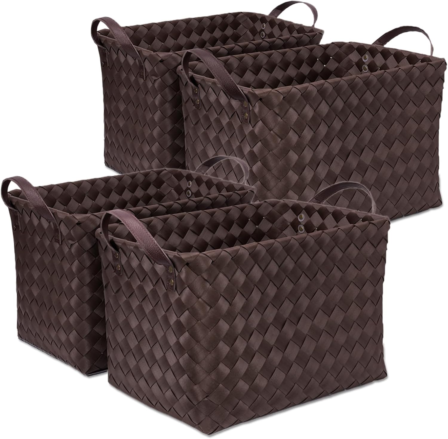 Handwoven Clothes Basket Laundry Hampers for Organizing Storage