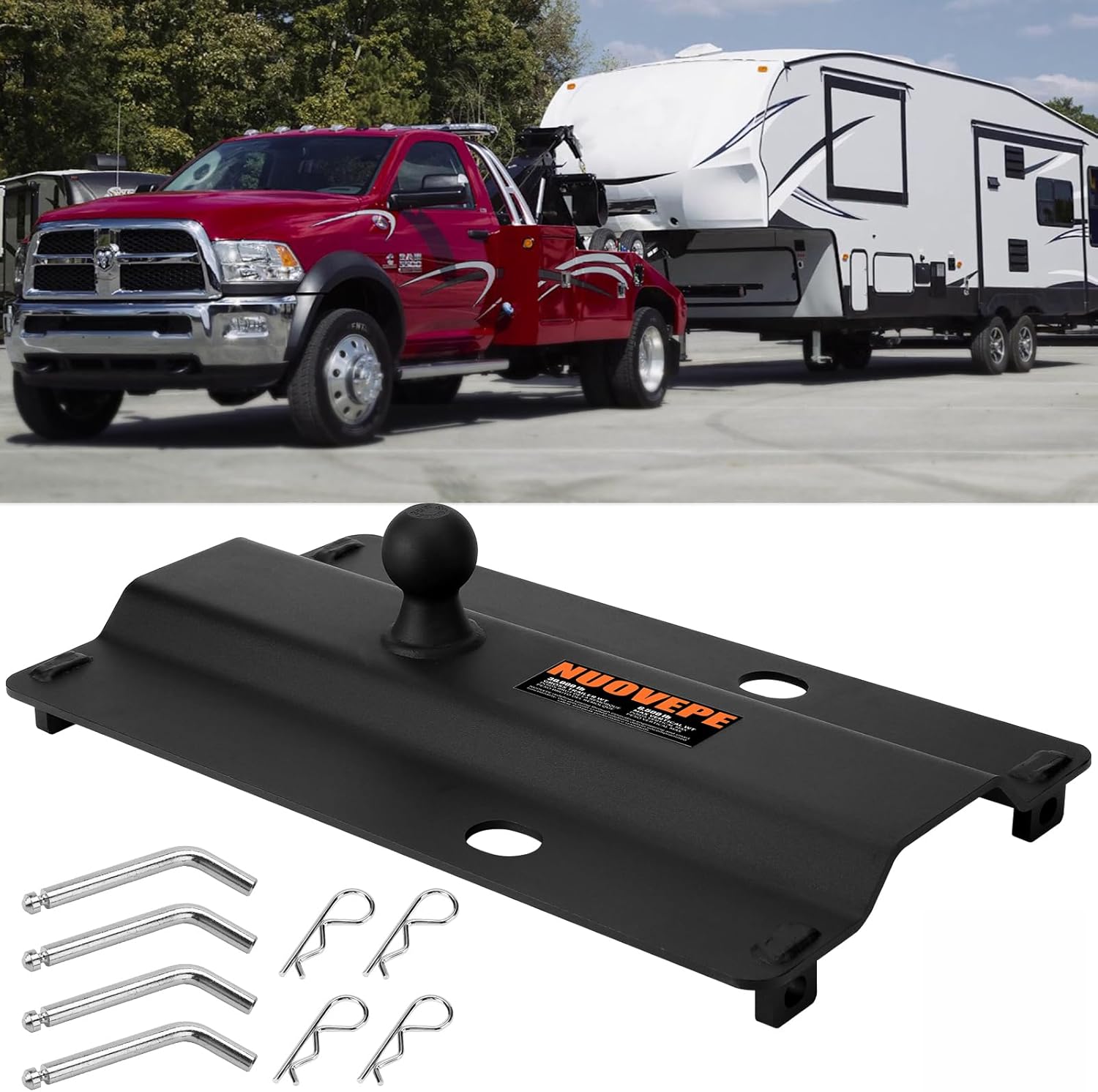 5th Wheel to Gooseneck Adapter for Heavy-Duty Towing Needs