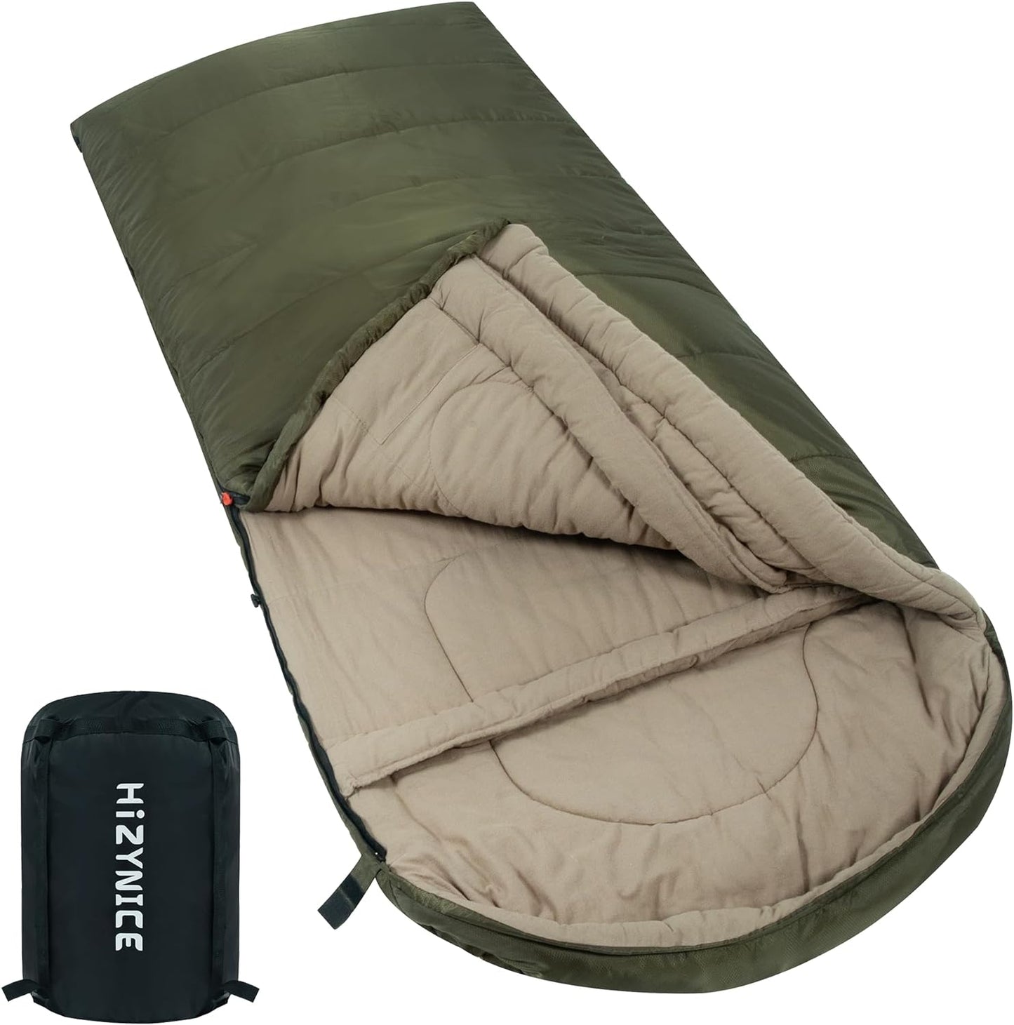 0 Degree Sleeping Bag XXL for Big and Tall Cold Weather Camping