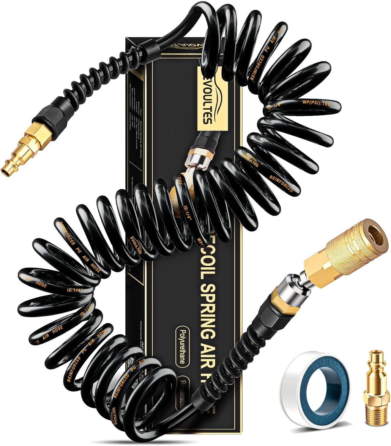 Upgrade Your Air Setup with EVOULTES Recoil Air Hose
