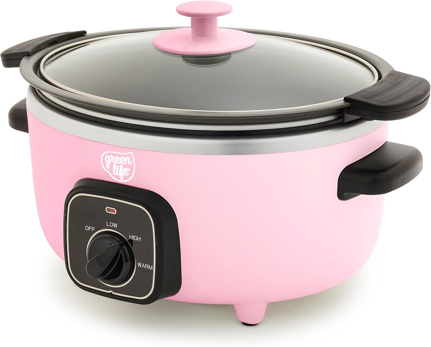 GreenLife 3.5QT Slow Cooker with Non-Toxic Ceramic Nonstick