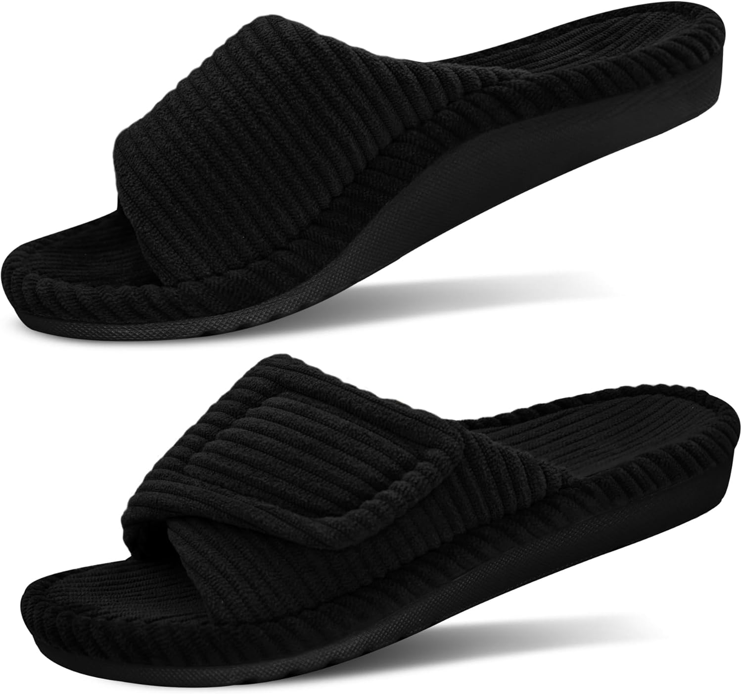 Orthopedic Arch Support Slippers for Women with Fuzzy Comfort