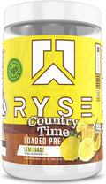 RYSE Loaded Pre Workout Powder - Country Time Lemonade - Pump & Focus