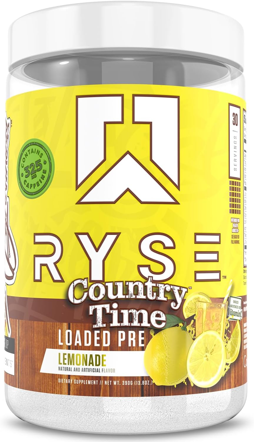 RYSE Loaded Pre Workout Powder for Ultimate Energy and Focus
