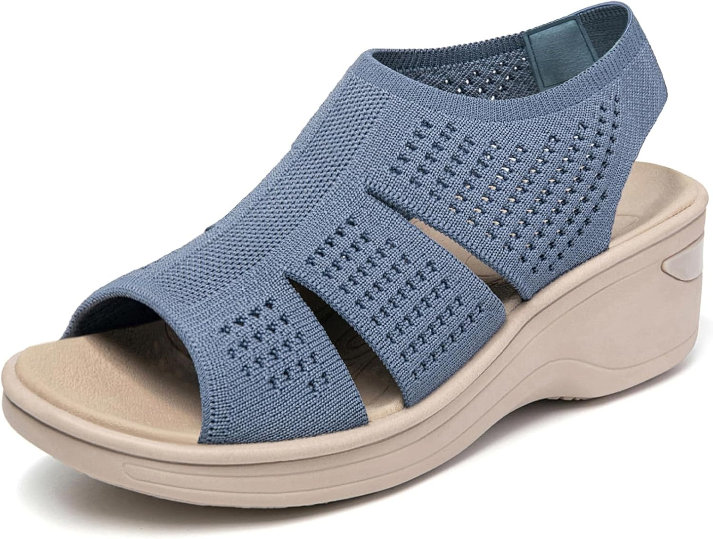 KOIMED Women's Comfortable Platform Walking Sandals for Summer