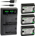 Kastar 3-Pack NP-W235 Battery and LTD2 USB Charger - Dual Charge Kit