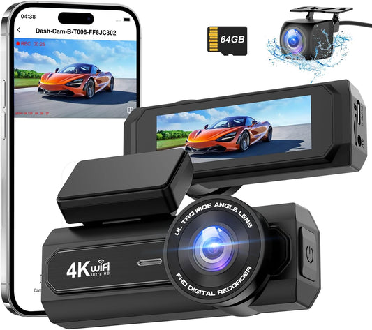 Otovoda 4K Dash Cam: Ultra HD Clarity & Night Vision