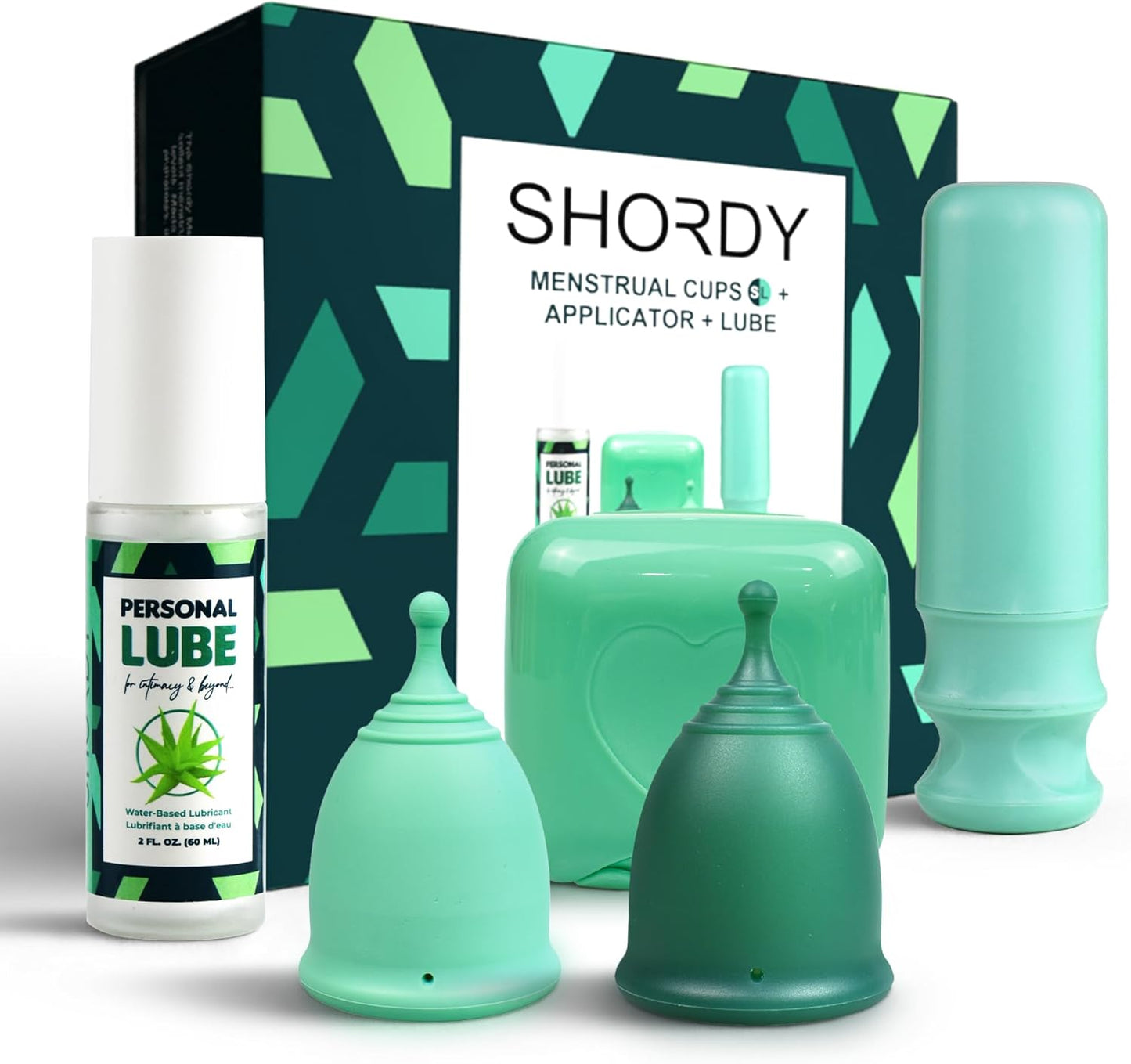 SHORDY Menstrual Cup Set - 12-Hour Protection