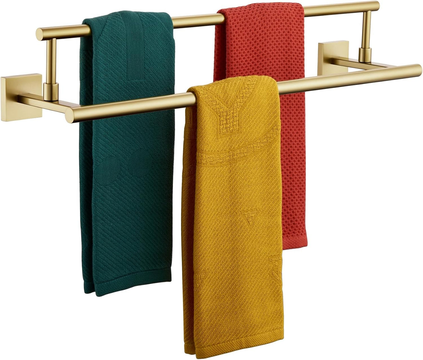 KOKOSIRI 24-Inch Double Towel Bars for Modern Bathroom Design