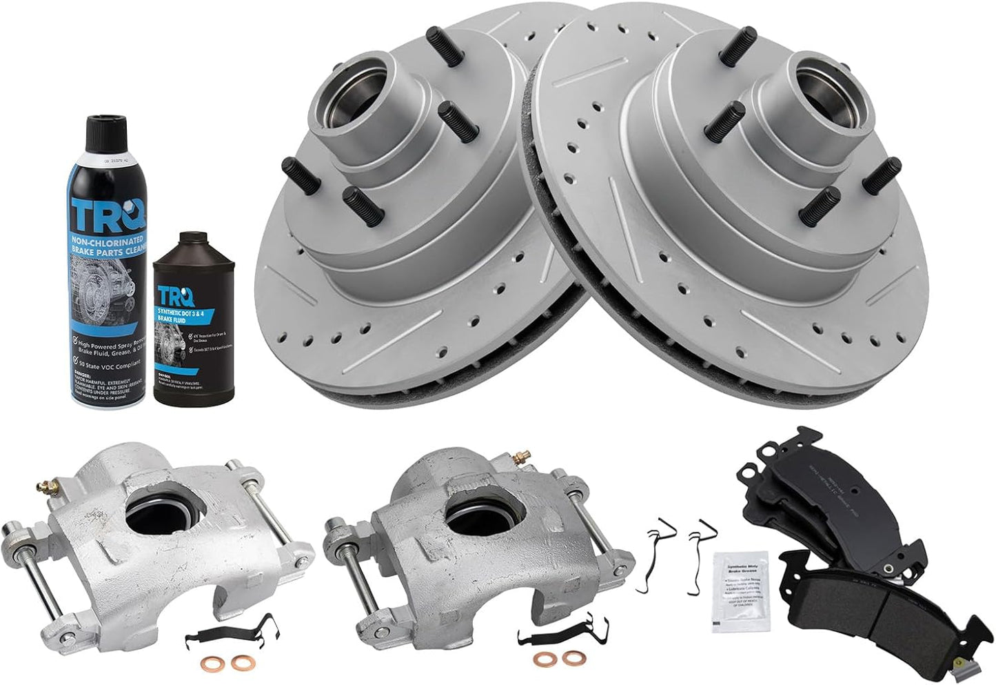 TRQ Performance Brake Pad & Rotor Kit for Buick Roadmaster