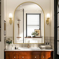Arch Bathroom Mirror 36x48 in - Wall Mounted Arched Vanity Mirror