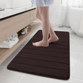 Buganda Memory Foam Bath Mat Runner 47 in x 24 in - Ultra Soft Comfort