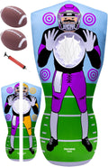 Inflatable Football Target Toss Game - Double-Sided 65 in Practice