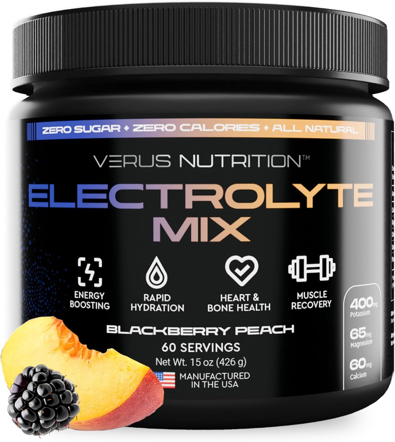 Electrolytes Powder for Hydration - Sugar Free, Zero Calorie Mix
