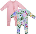 Bow Dream Baby Girl Romper Jumpsuit Bamboo Rayon - Silky 2-Way Zipper