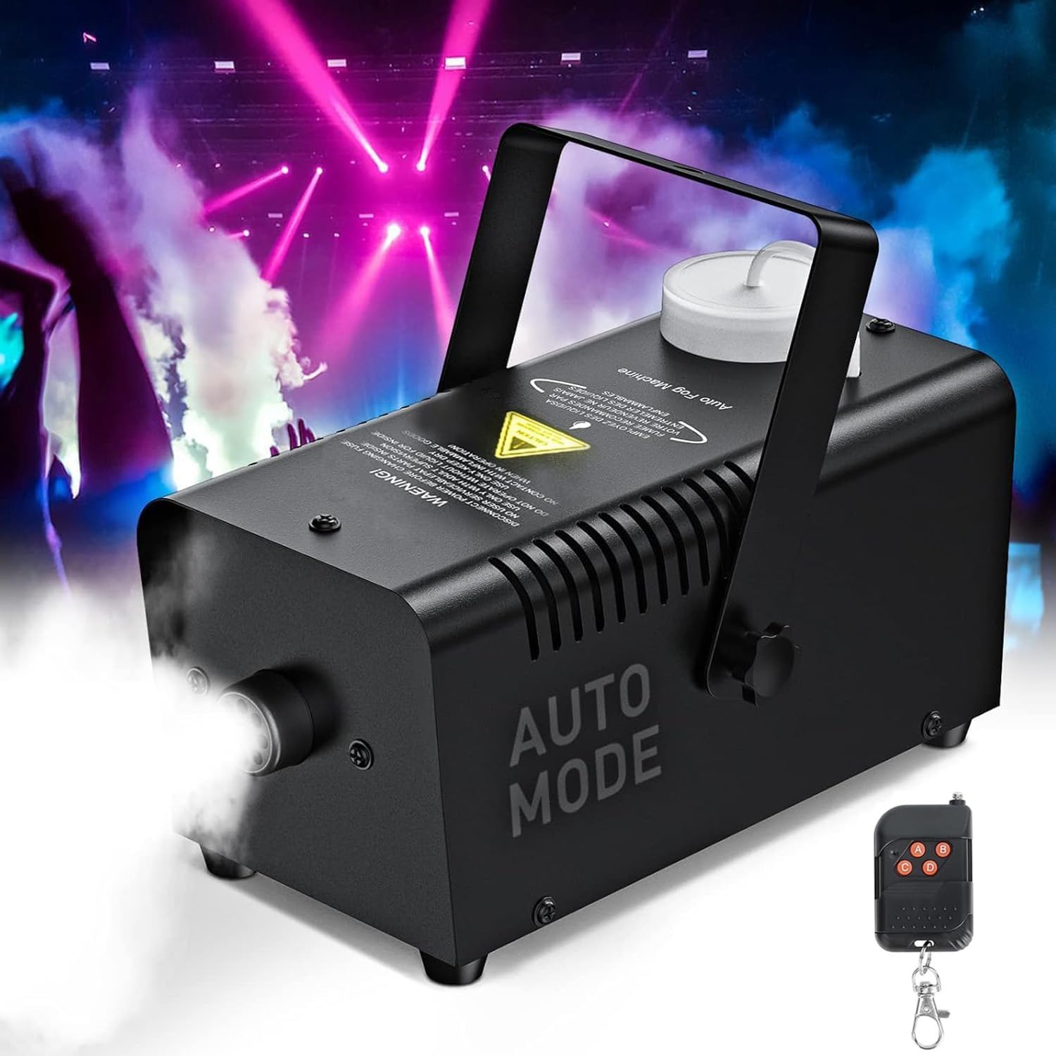 Fog Machine with Wireless Remote Control for Parties and Events