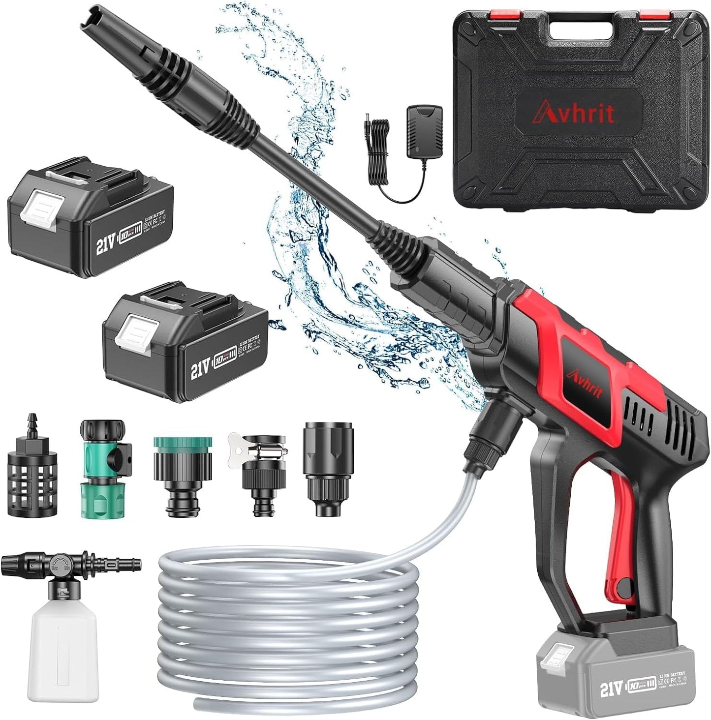 1100 PSI Cordless Pressure Washer - Ultra Portable!