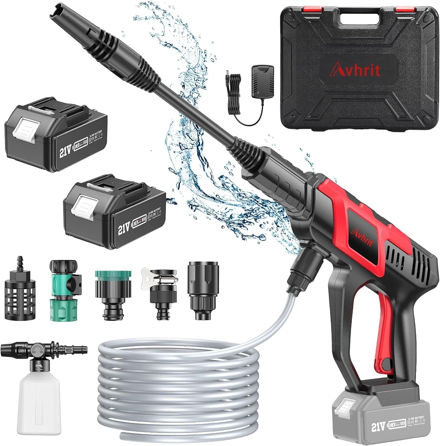1100 PSI Cordless Pressure Washer - Ultra Portable!