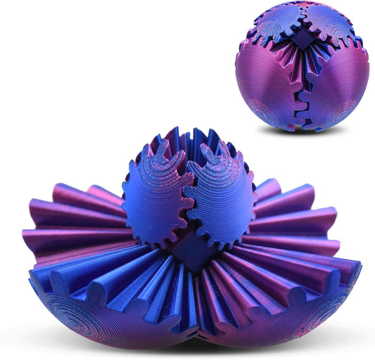 Stress-Relieving Gear Sphere Fidget Toy - WOZADU