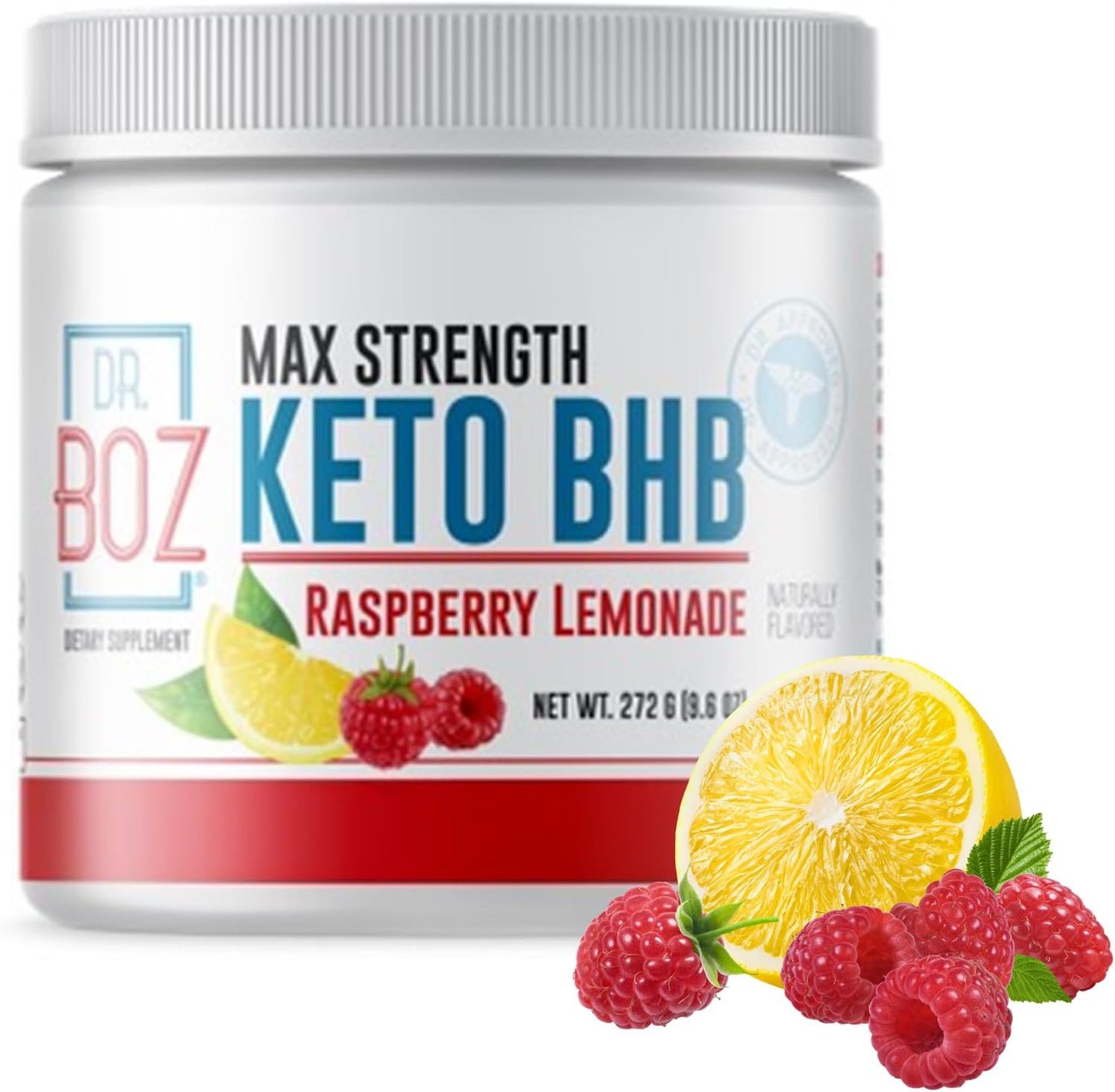 Keto BHB Powder by Dr. Boz - Raspberry Lemonade Flavor