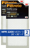 2-Pack Filtrete MERV 13 Elite Air Filter - Virus & Allergen Defense!