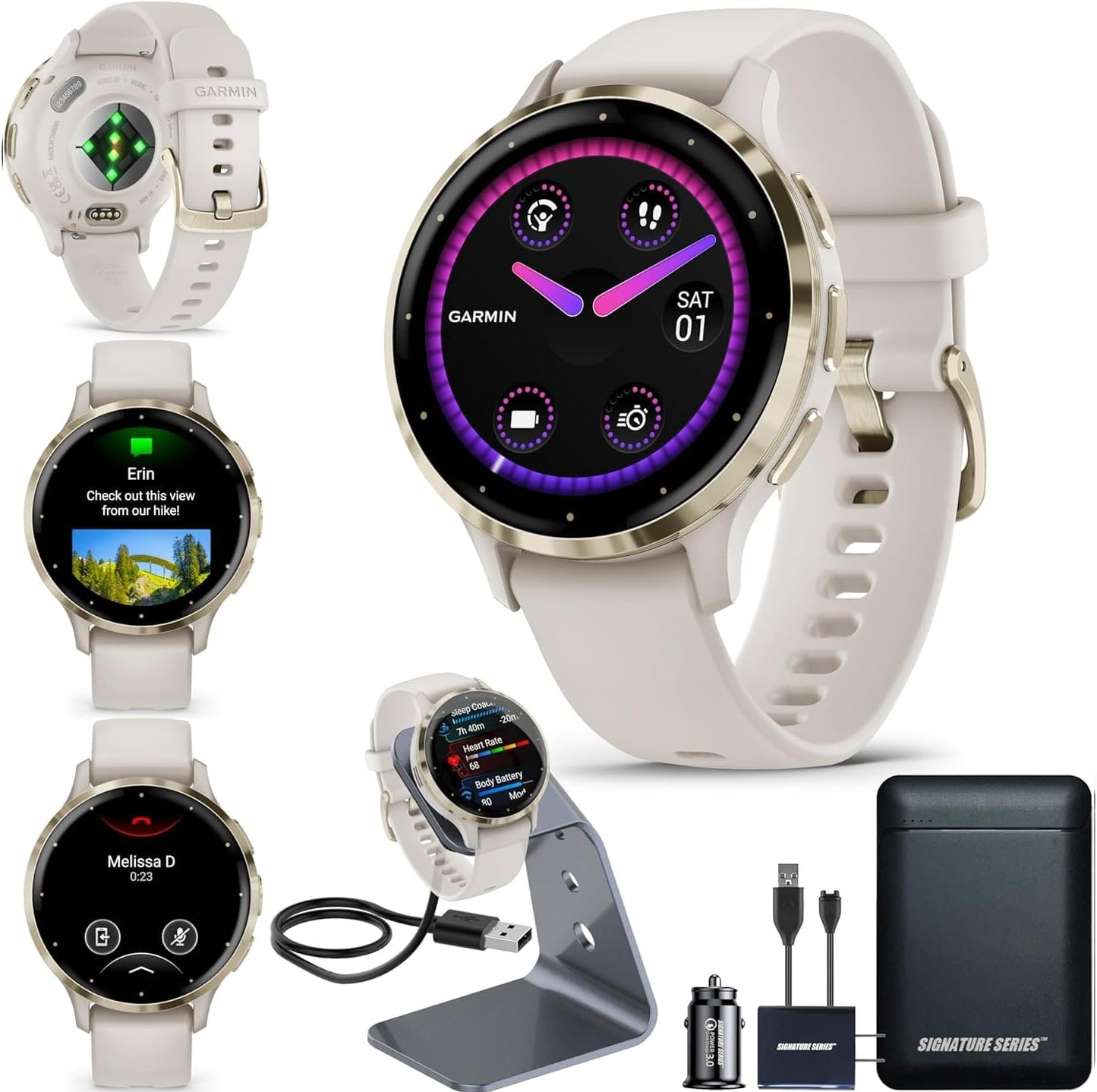 Garmin Venu 3S Running Smartwatch | Advanced Health & Fitness, 14-Day Battery Life
