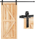 Sliding Barn Door Hardware Track Kit 6.6 ft - Smooth Quiet Slide