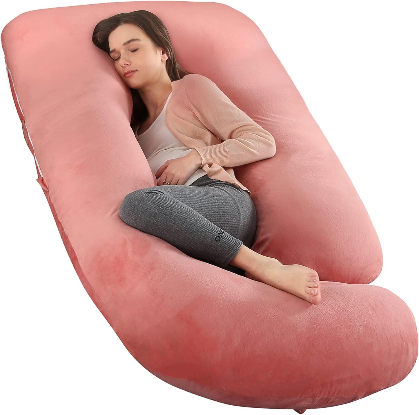 Full Body Pregnancy Pillow for Comfort and Support During Sleep