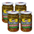 Best Maid Baby Dill Pickles 24oz 4-Pack - Crunchy Classic Flavor