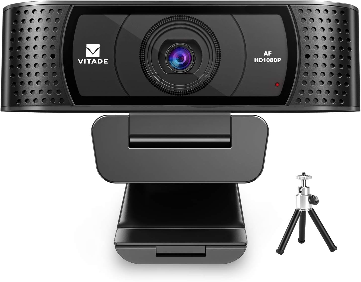 HD Webcam 1080P with Microphone & Cover Slide for Streaming