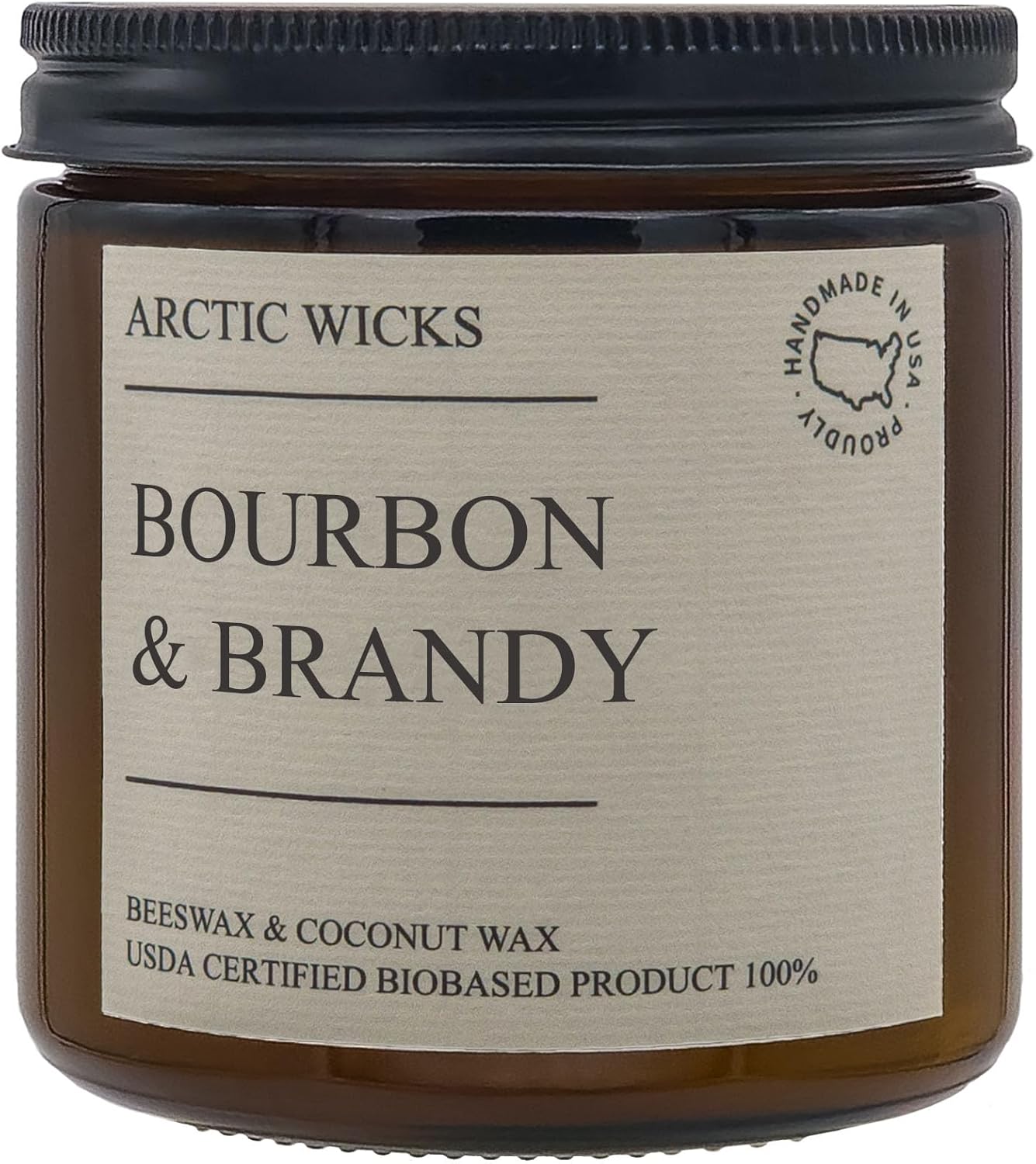 Handcrafted Coconut Beeswax Candles by Arctic Wicks - 16oz