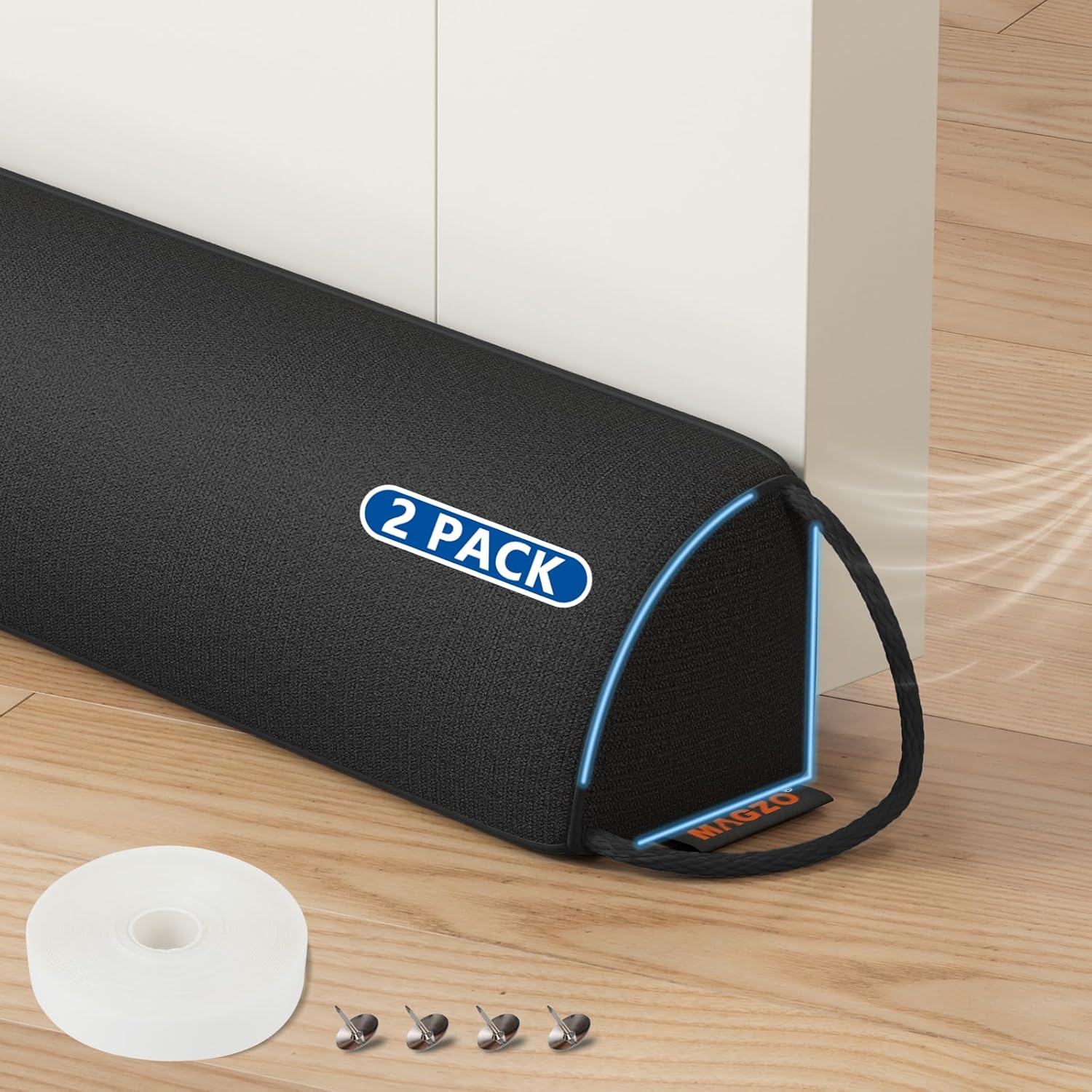 MAGZO Door Draft Stopper 30 Inches for Year-Round Comfort