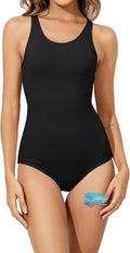 Beautikini Women's One Piece Leakproof Swimwear for Periods