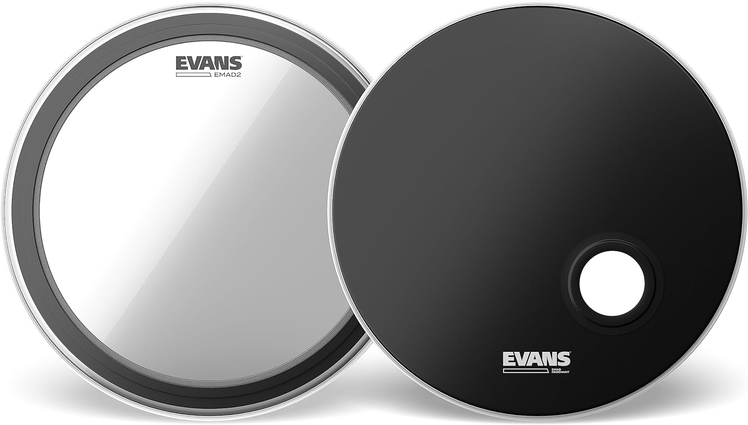 Evans EMAD2 Bass Drum System Bundle - 22-inch for Perfect Sound