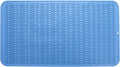 Silicone Dish Drying Mat Lichen Blue 32in x 18in - Wide Counter Mat
