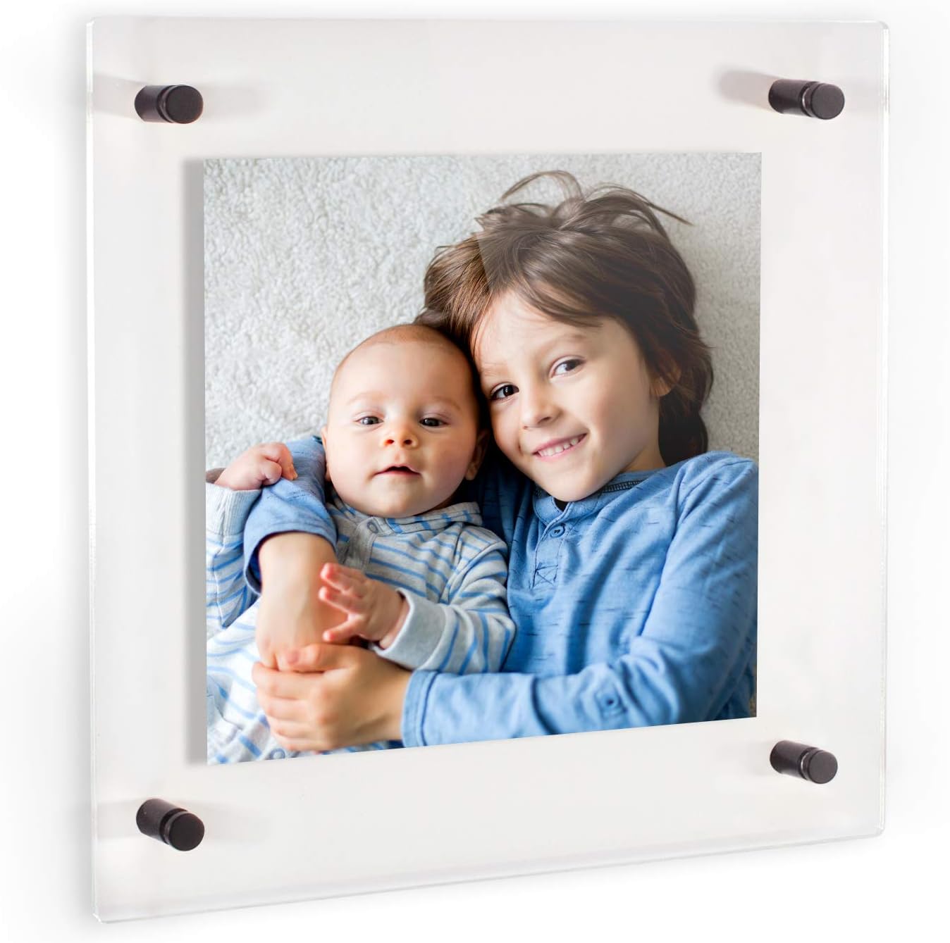ArtToFrames Floating Acrylic Frame for Pictures Up to 24x24 in