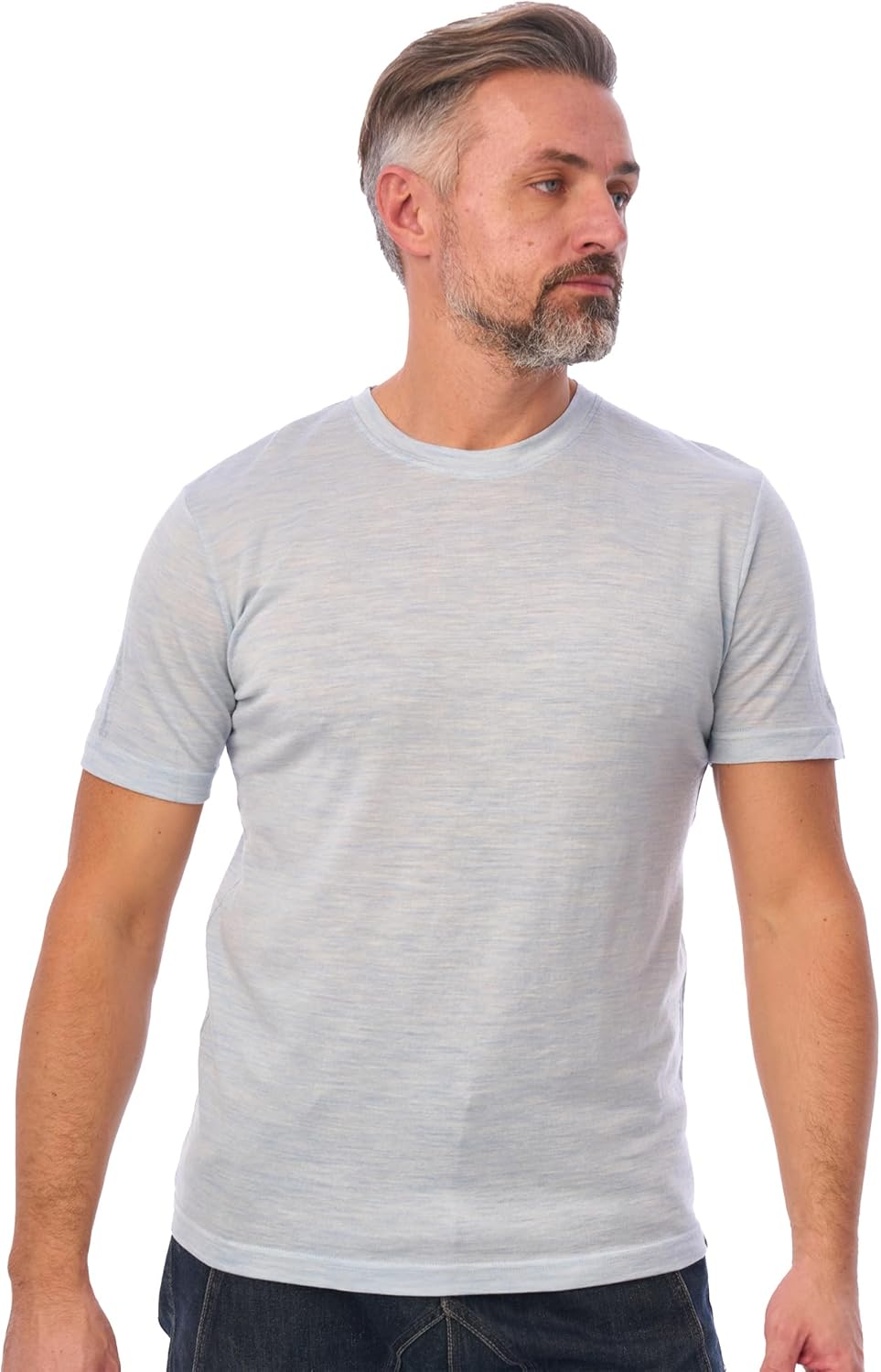 Merino Wool T-Shirt Mens - Lightweight Thermal Base Layer Tee