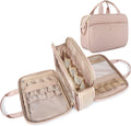 BAGSMART Travel Makeup Bag - Large Capacity Organizer for Toiletries