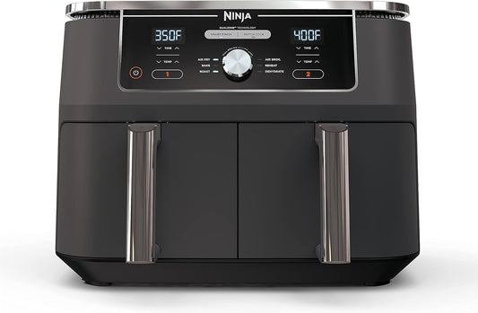 Ninja 10-Qt DualZone XL Air Fryer - 2 Independent Baskets for Quick Cooking