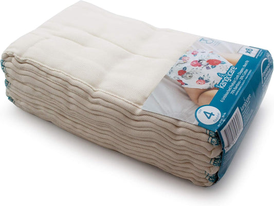 Kanga Care Reusable Prefold Cloth Diapers for Toddlers - 6pk