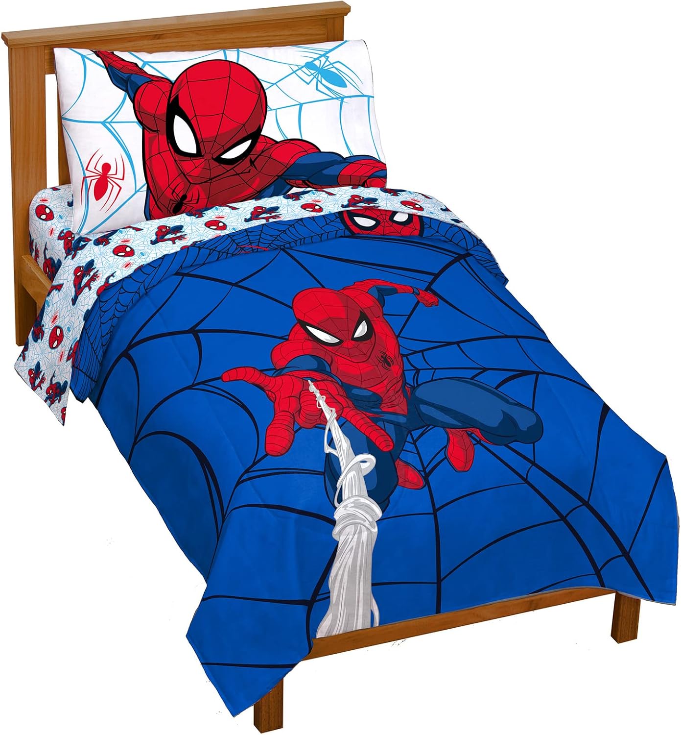 Marvel Spiderman Webtastic Toddler Bed Set for Cozy Nights