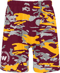 Zubaz NFL Men's 7ft Inseam Shorts - Bold Team Camo featuring