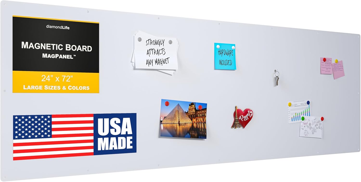 Diamond Life Magnetic Board - Versatile Memo & Vision Board