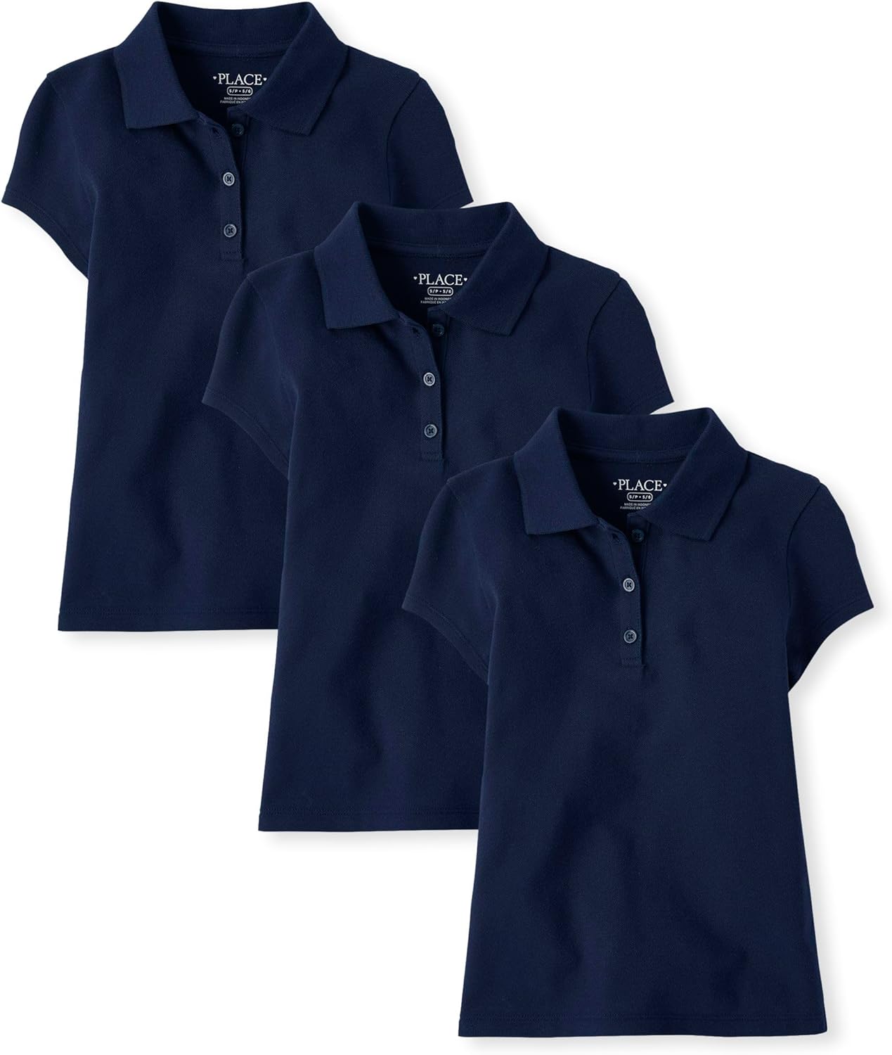 Multipack Short Sleeve Pique Polo for Kids - Classic Style