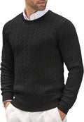 Crewneck Knit Sweater Slim Fit Lightweight Pullover - Comfortable made