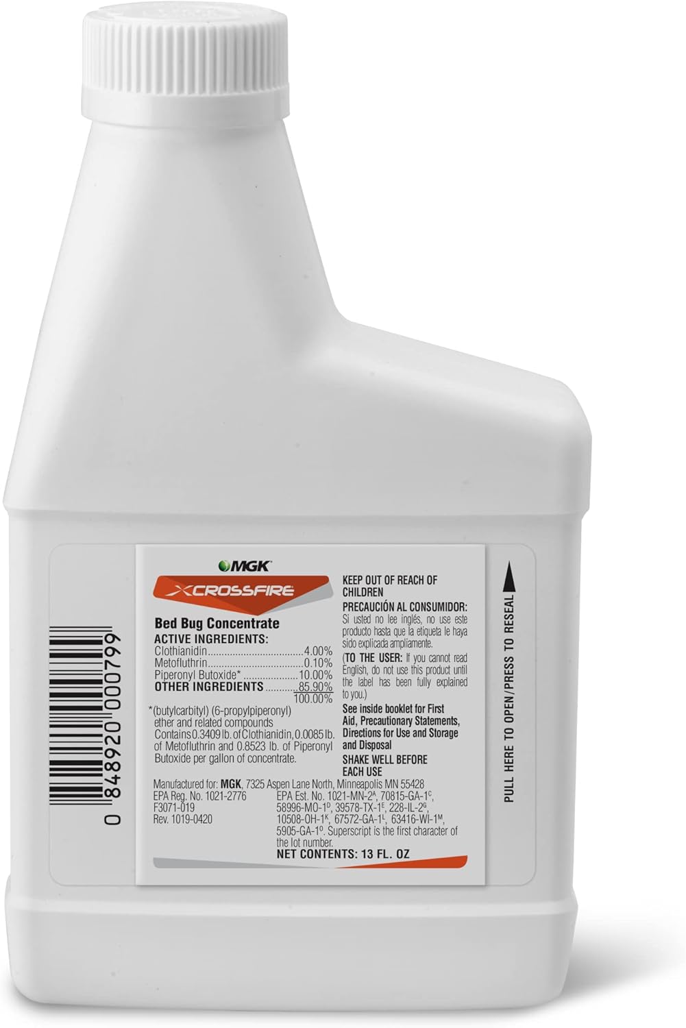 MGK Crossfire Bed Bug Concentrate Kills Resistant Strains Fast