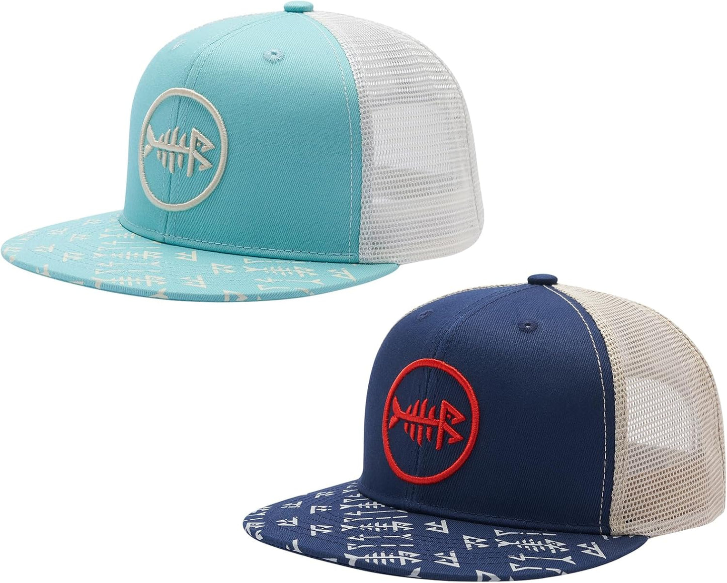 BASSDASH Flat Brim Trucker Cap Adjustable Snapback Hat Review