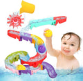 Toddler Bath Toys Marble Run Track - Mold Free DIY Slide for Ages 1-3