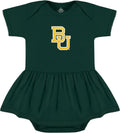 Unique Picot Accented Bodysuit Dress for Baby Girls