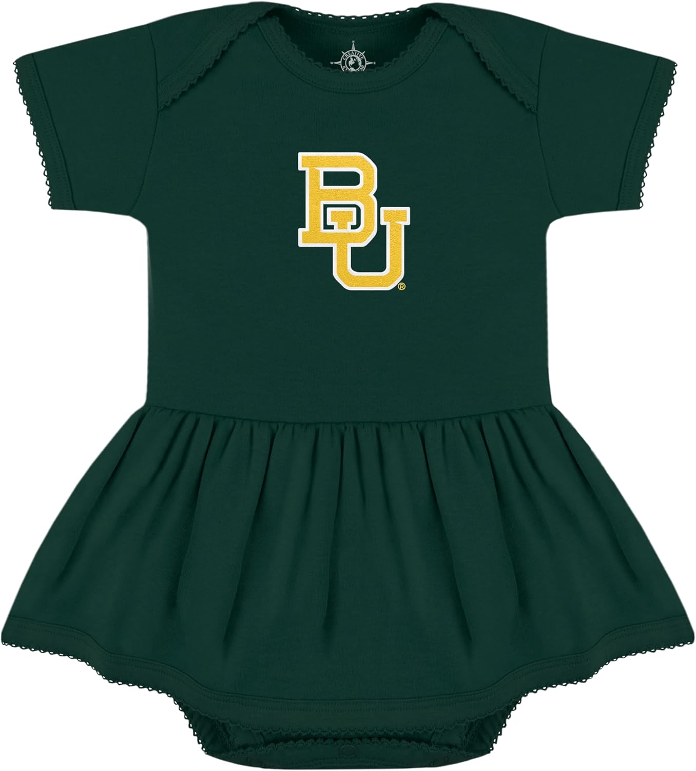 Creative Knitwear College Baby Picot Bodysuit Dress for Girls